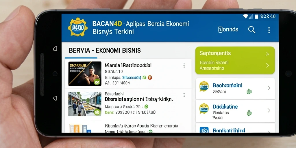 Antarmuka aplikasi BACAN4D yang bersih dan informatif.