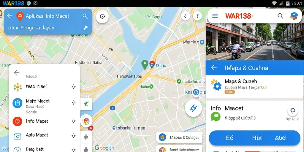Tampilan antarmuka aplikasi WAR138 yang informatif dan mudah digunakan.